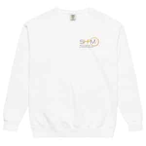 Unisex Garment Dyed Sweatshirt White Front 68fa3e793dc94.jpg