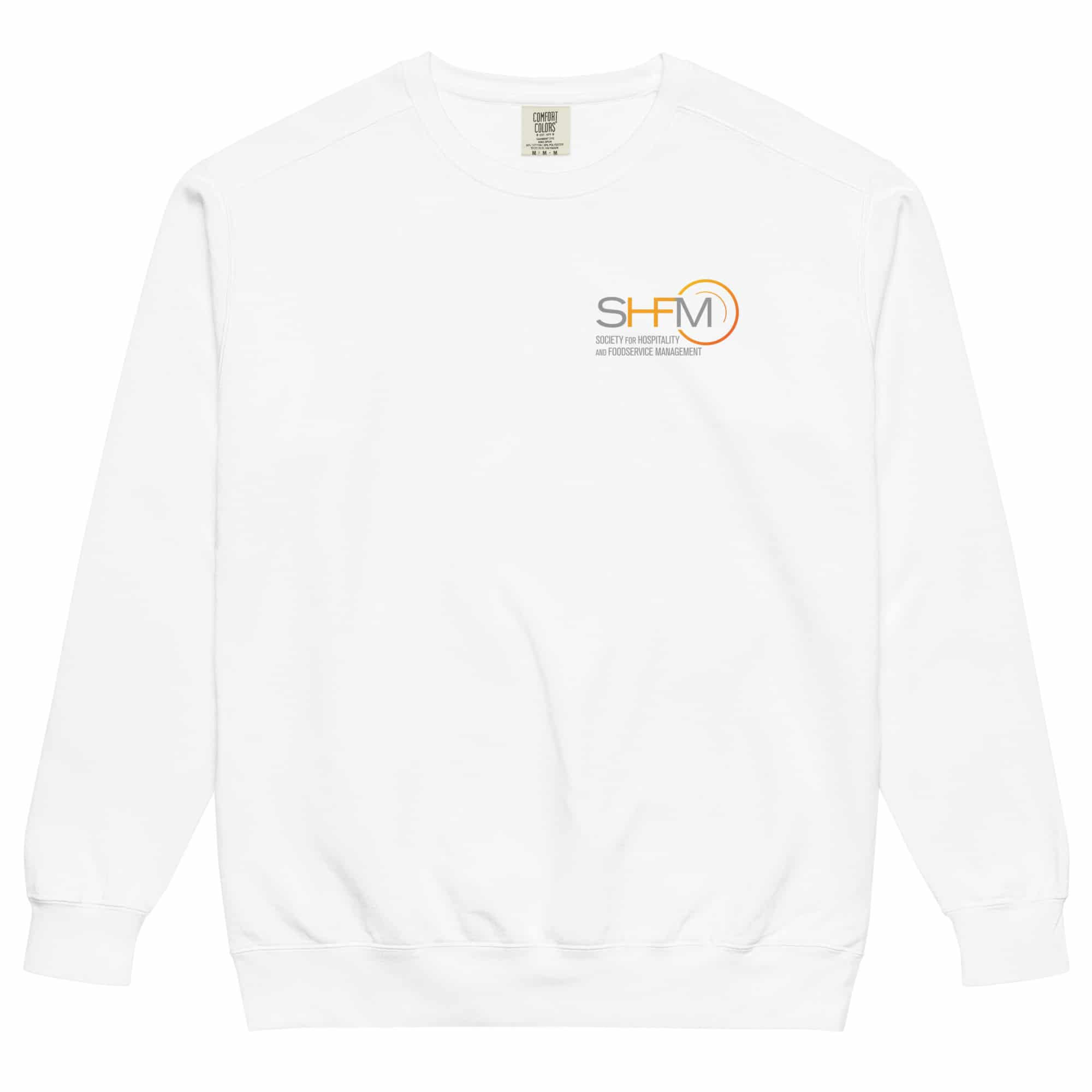 Unisex Garment Dyed Sweatshirt White Front 68fa3e793dc94.jpg